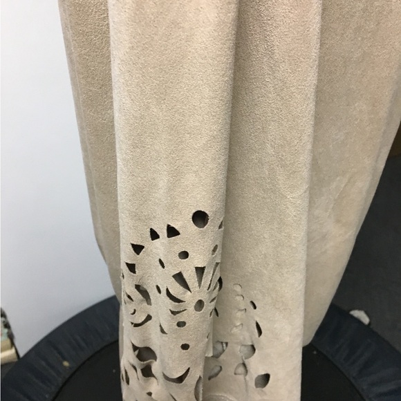 Cartise Size Large Elegant Taupe Women's Tunic Top - Picture 3 of 3